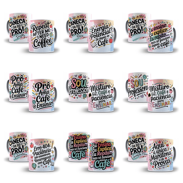 35 Artes para Caneca Dia dos Professores Arquivo em Jpg  4