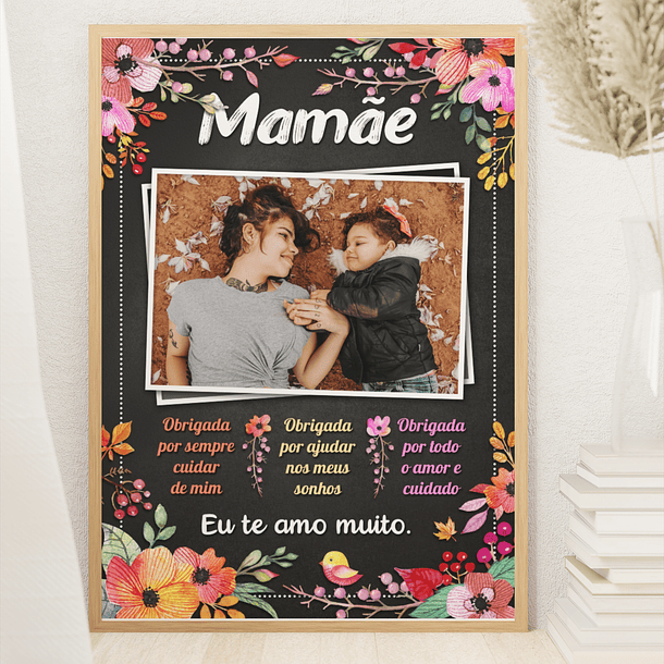 18 Artes para Quadro Dia das Mães Arquivo Editável  9