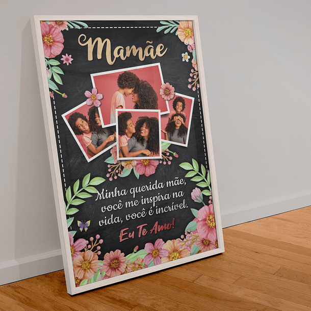 18 Artes para Quadro Dia das Mães Arquivo Editável  10