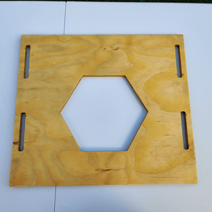 Piezas de madera para el Cajón