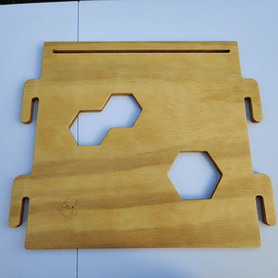 Piezas de madera para el Cajón