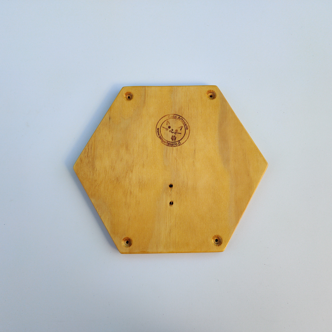 Piezas de madera de la Hamaca de pared 1