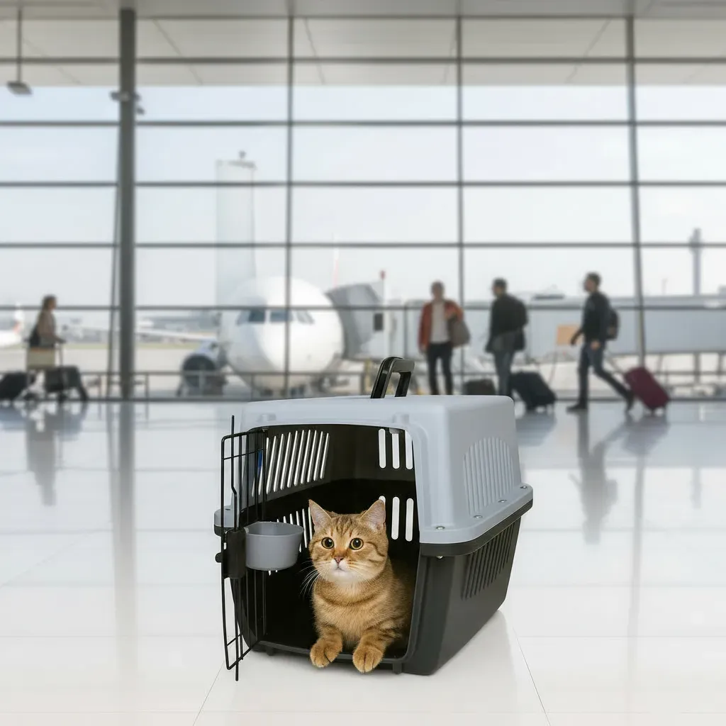 Guacal 50 cm Tipo 1 Perros Pequeños y Gatos Apto Para Avión – Transporte Seguro y Resistente