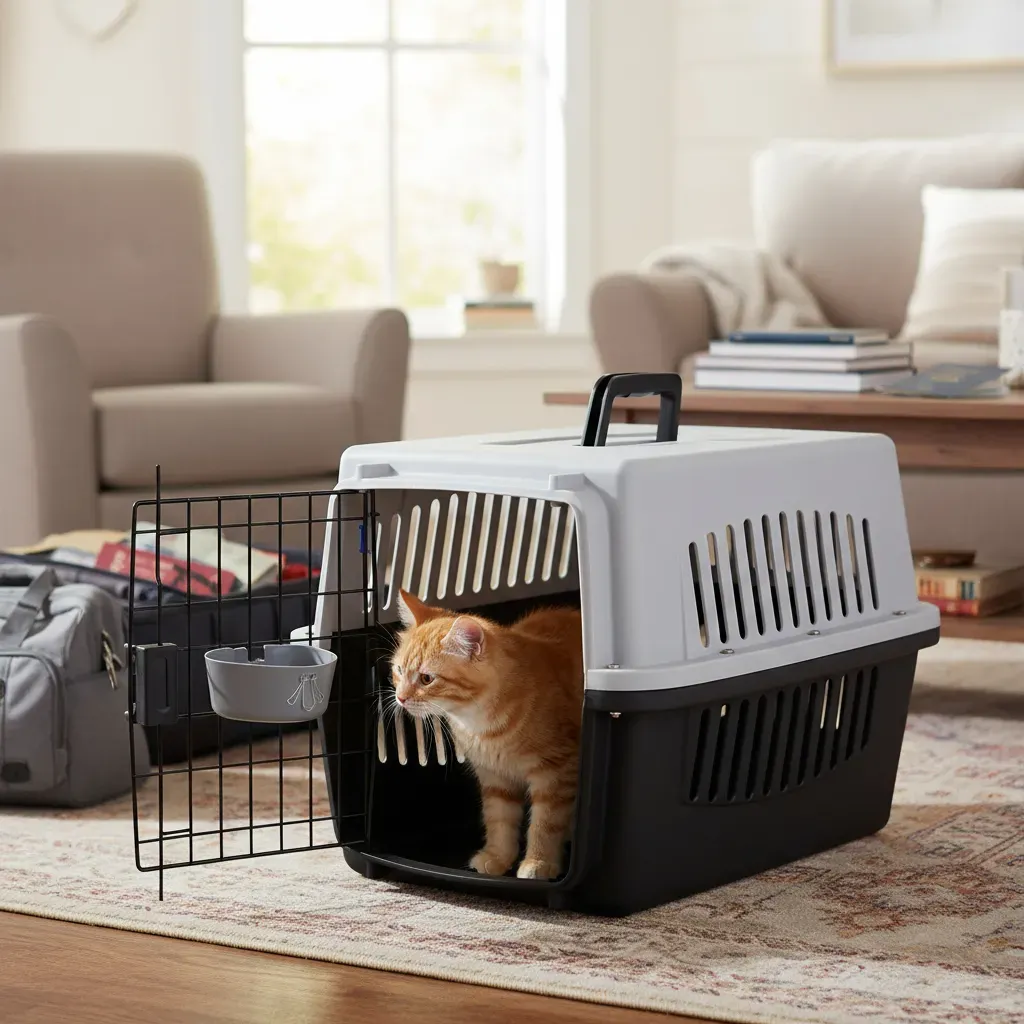 Guacal 50 cm Tipo 1 Perros Pequeños y Gatos Apto Para Avión – Transporte Seguro y Resistente