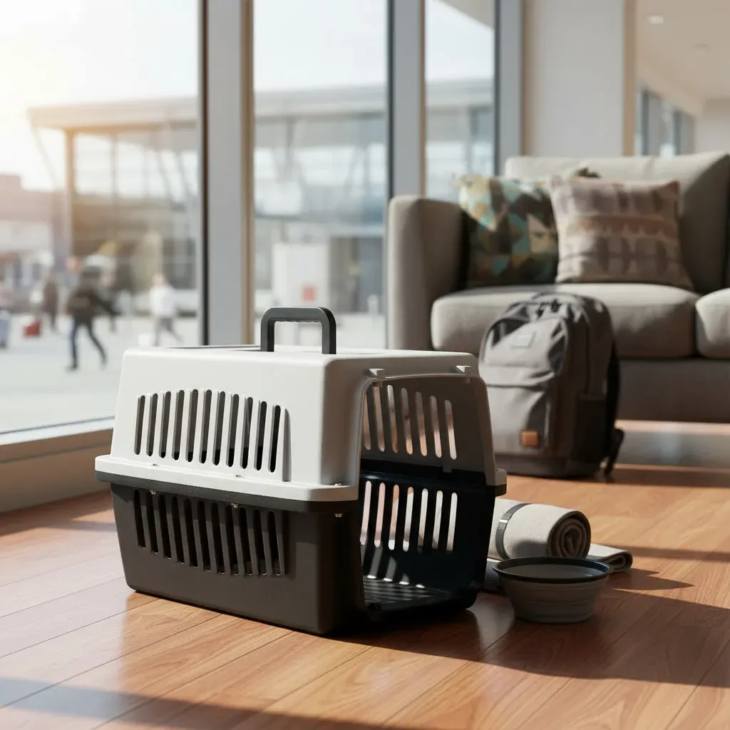 Guacal 50 cm Tipo 1 Perros Pequeños y Gatos Apto Para Avión – Transporte Seguro y Resistente