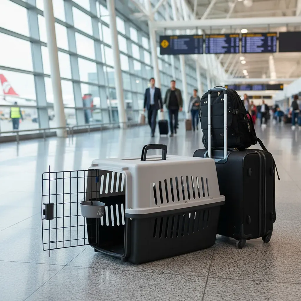 Guacal 50 cm Tipo 1 Perros Pequeños y Gatos Apto Para Avión – Transporte Seguro y Resistente