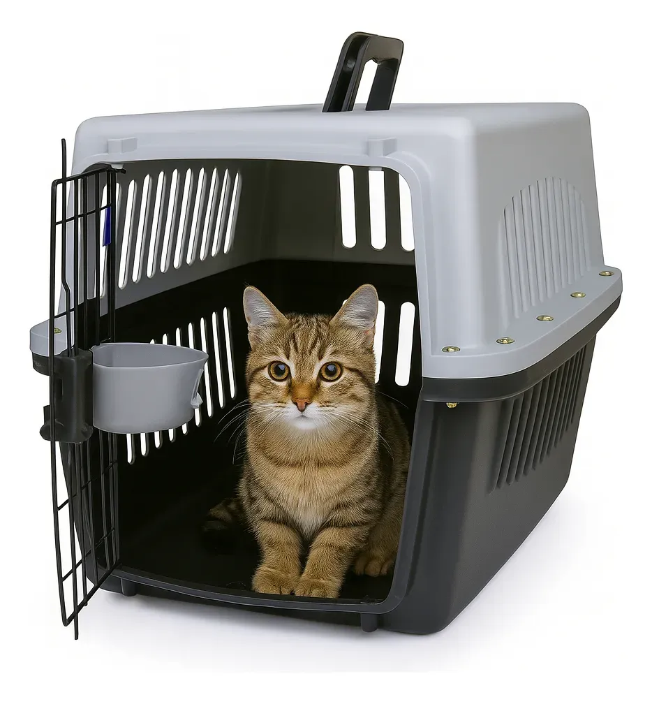Guacal 60 cm Tipo 2 Para Perros Pequeños y Gatos Apto Para Avión – Transporte Seguro y Resistente