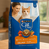 Purina Cat Chow Adultos Delimix Salmón, Carne y Pollo 10 kg – Alimento Para Gato Adulto