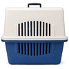 Guacal 60 cm Tipo 2 Para Perros Pequeños y Gatos Apto Para Avión – Transporte Seguro y Resistente - Beige/Azul