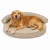 Cama Redonda para Mascotas de 106,68 cm con Borde Desmontable