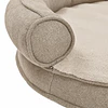 Cama Redonda para Mascotas de 106,68 cm con Borde Desmontable