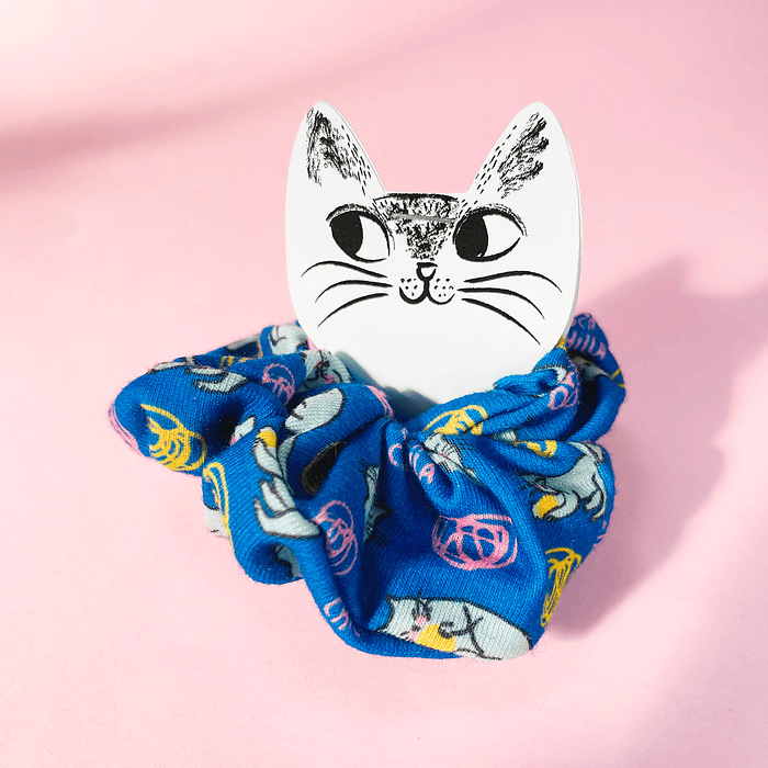 Scrunchie Gatos 