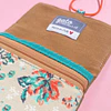 Billetera Perrito y pájaro  - Rosas 01 2