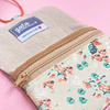 Billetera Gatos entre plantas - Rosa  2