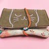 Billetera Gatito - Rosas - Café claro 3