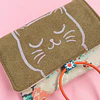 Billetera Gatito - Rosas - Café claro 1