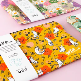 Estuche M "Gatos poses"