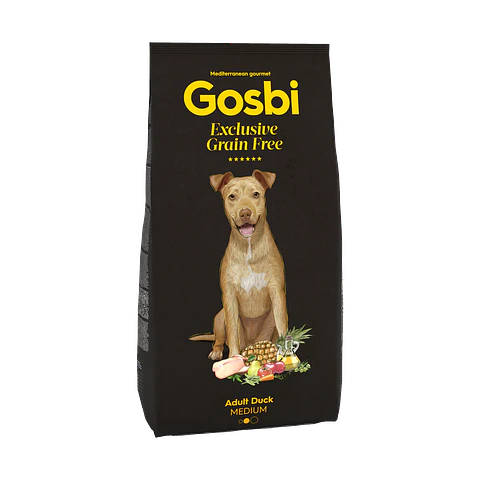 Alimento Perro GOSBI Exclusive Grain Free Adult Medium Duck