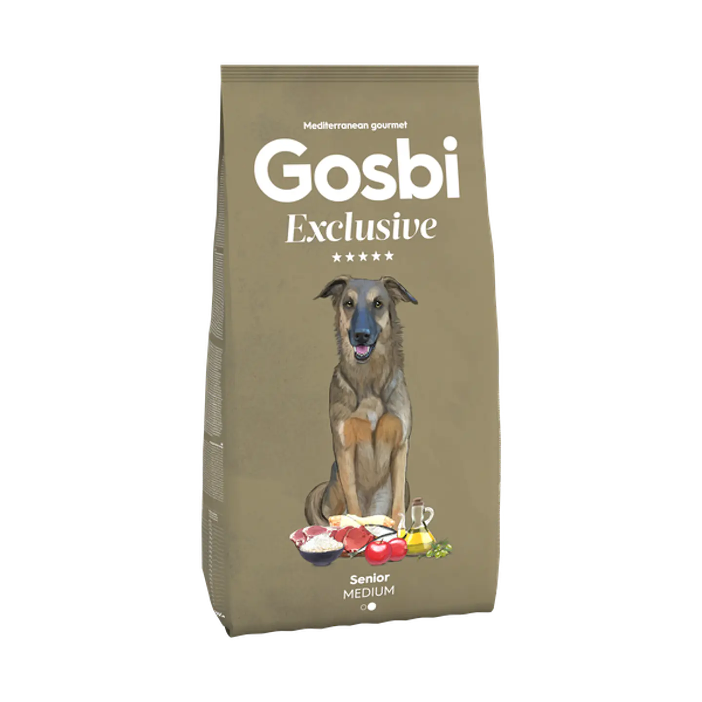 Alimento Perro GOSBI Exclusive Senior Medium 12 Kg 1
