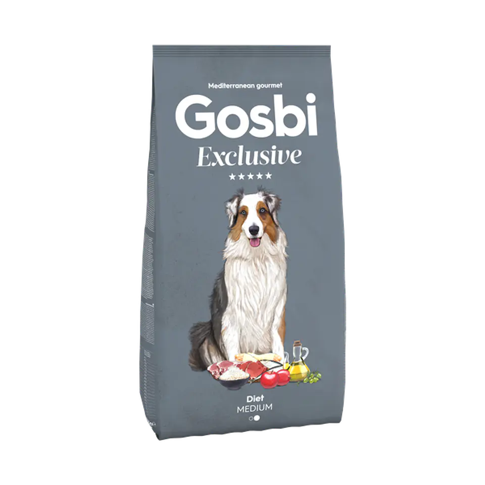 Alimento Perro GOSBI Exclusive Diet Medium 12 Kg 1
