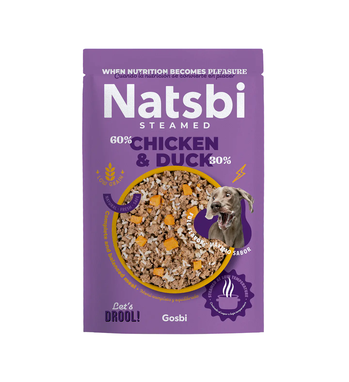 Alimento Perro Natsbi al Vapor 500 Gr 1