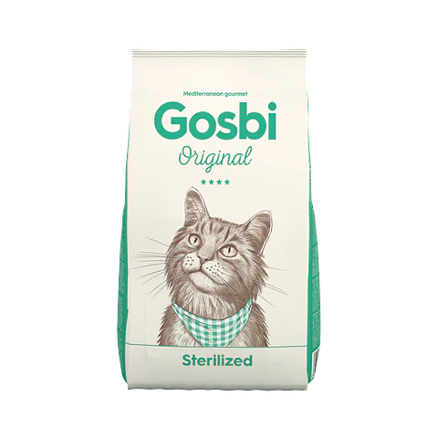 Alimento Gato GOSBI Original Sterilized 