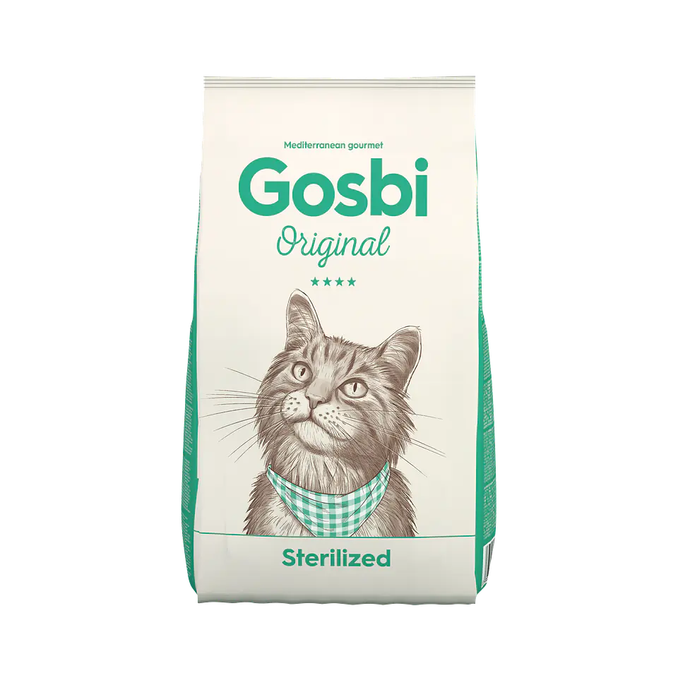 Alimento Gato GOSBI Original Sterilized  1