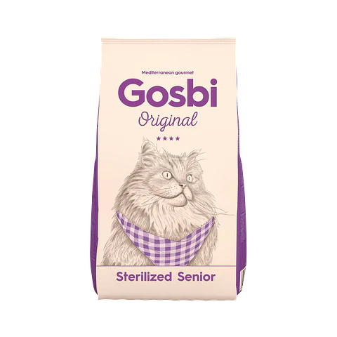 Alimento Gato GOSBI Original Sterilized Senior 3 KG