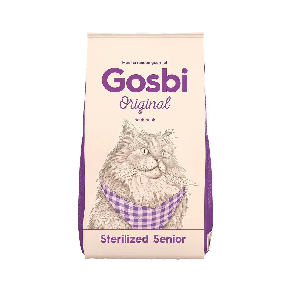 Alimento Gato GOSBI Original Sterilized Senior 3 KG 1