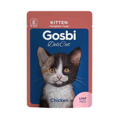 Alimento Gato Gosbi DeliCat 70Gr húmedo