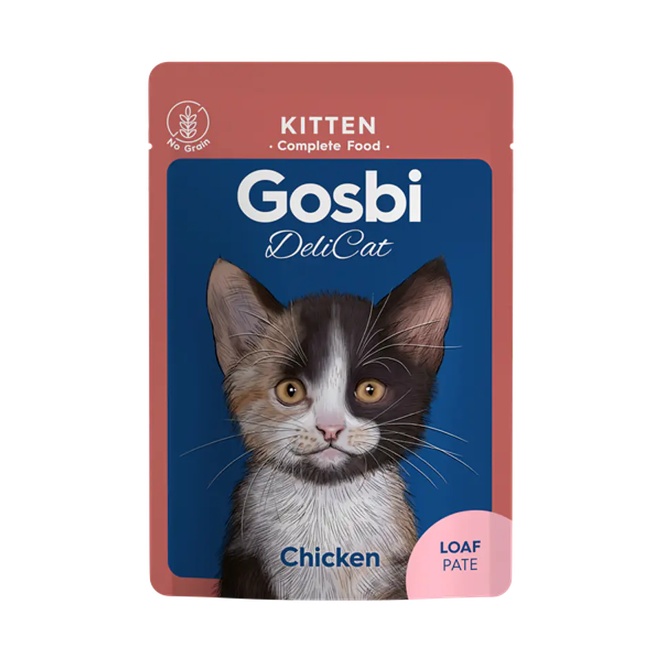 Alimento Gato Gosbi DeliCat 70Gr húmedo 1