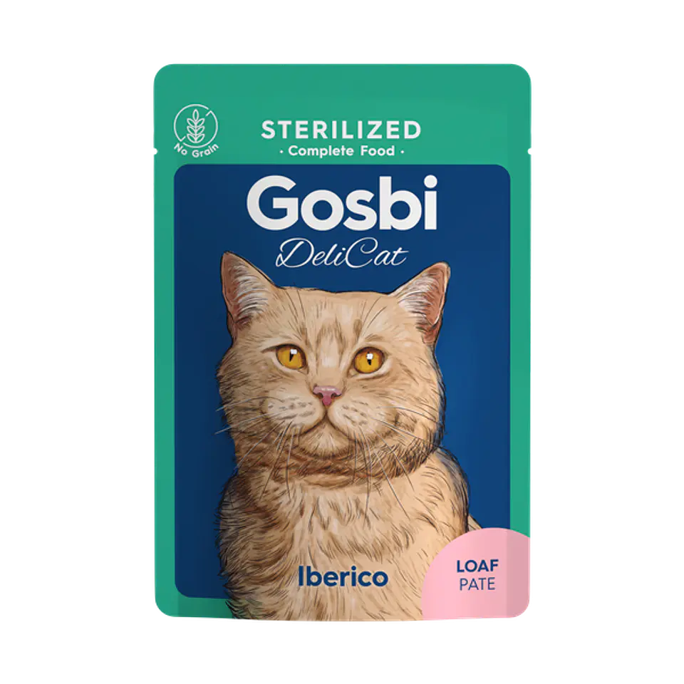 Alimento Gato Gosbi DeliCat 70Gr húmedo 3