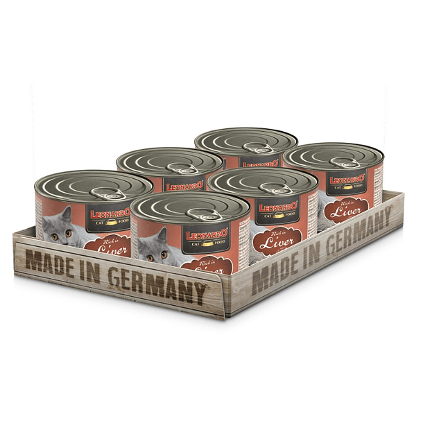 Leonardo QS Hígado 200g Display 6 latas