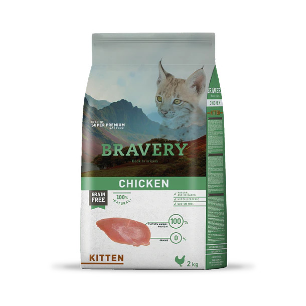 Bravery Chicken Kitten 2 Kg