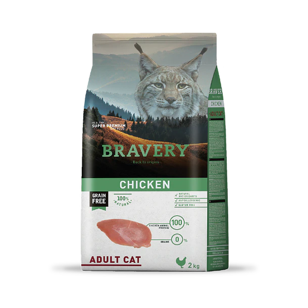 Bravery Chicken Adult Cat 2 Kg