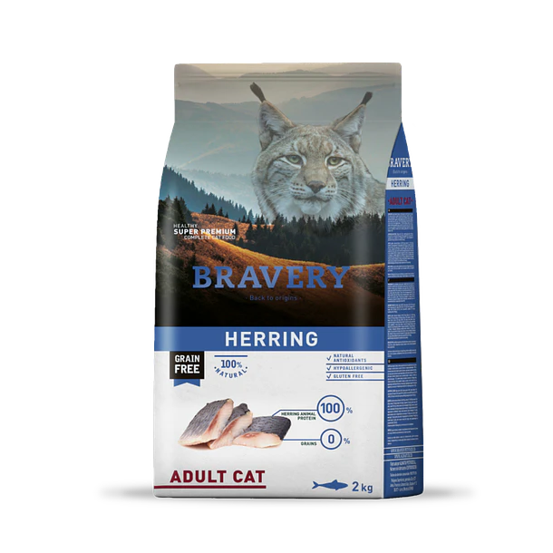 Bravery Herring Adult Cat 2 Kg