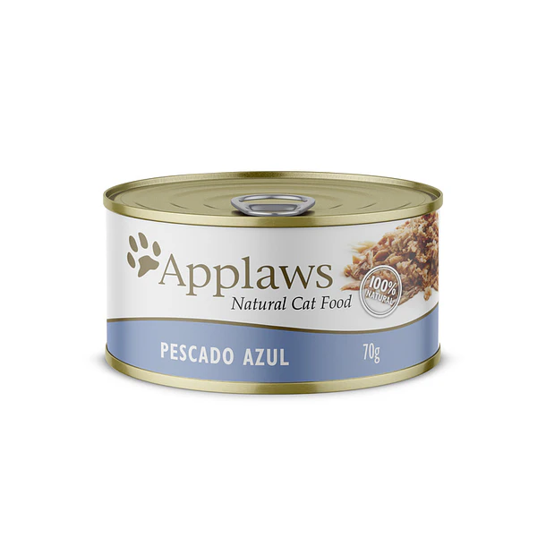 Applaws Gato Pescado Azul Con Caldito, 70 Gr- x 24 unidades