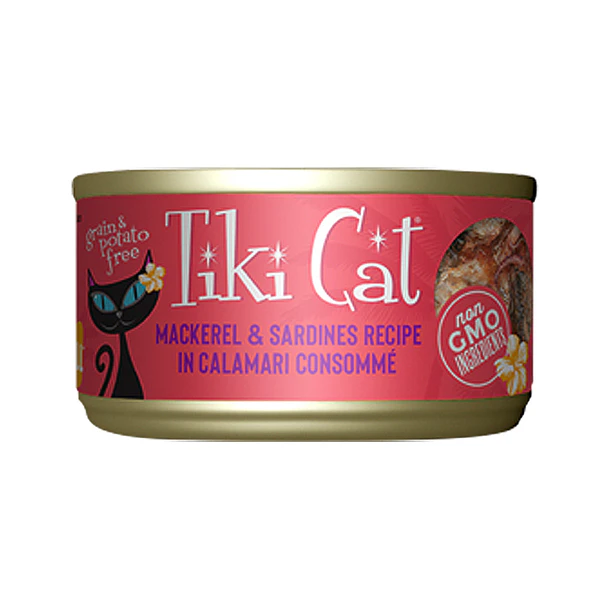 Tiki Cat Makaha Grill Mackerel, Sardine, Ca Wet Food,80 Gr- x 12 unidades
