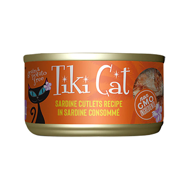 Tiki Cat Tahitian Grill Sardine Wet Food, 80 Gr