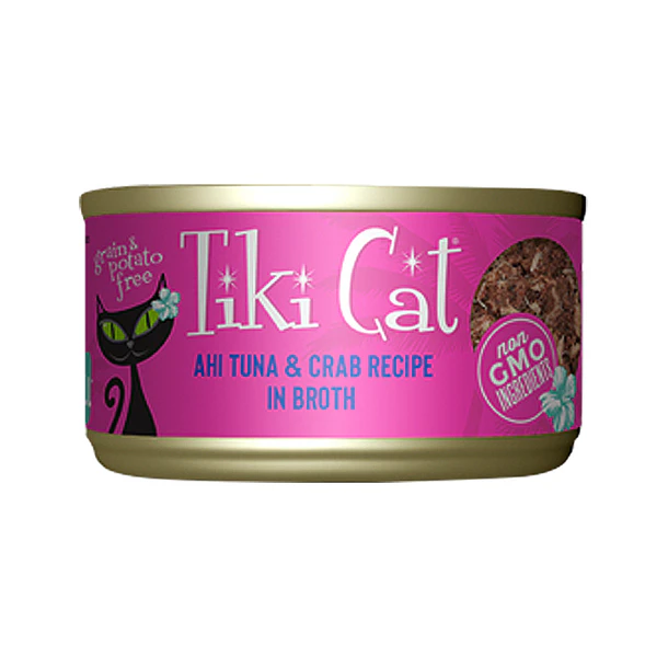 Tiki Cat Hana Grill Ahi Tuna Y Crab Wet Food, 80 Gr