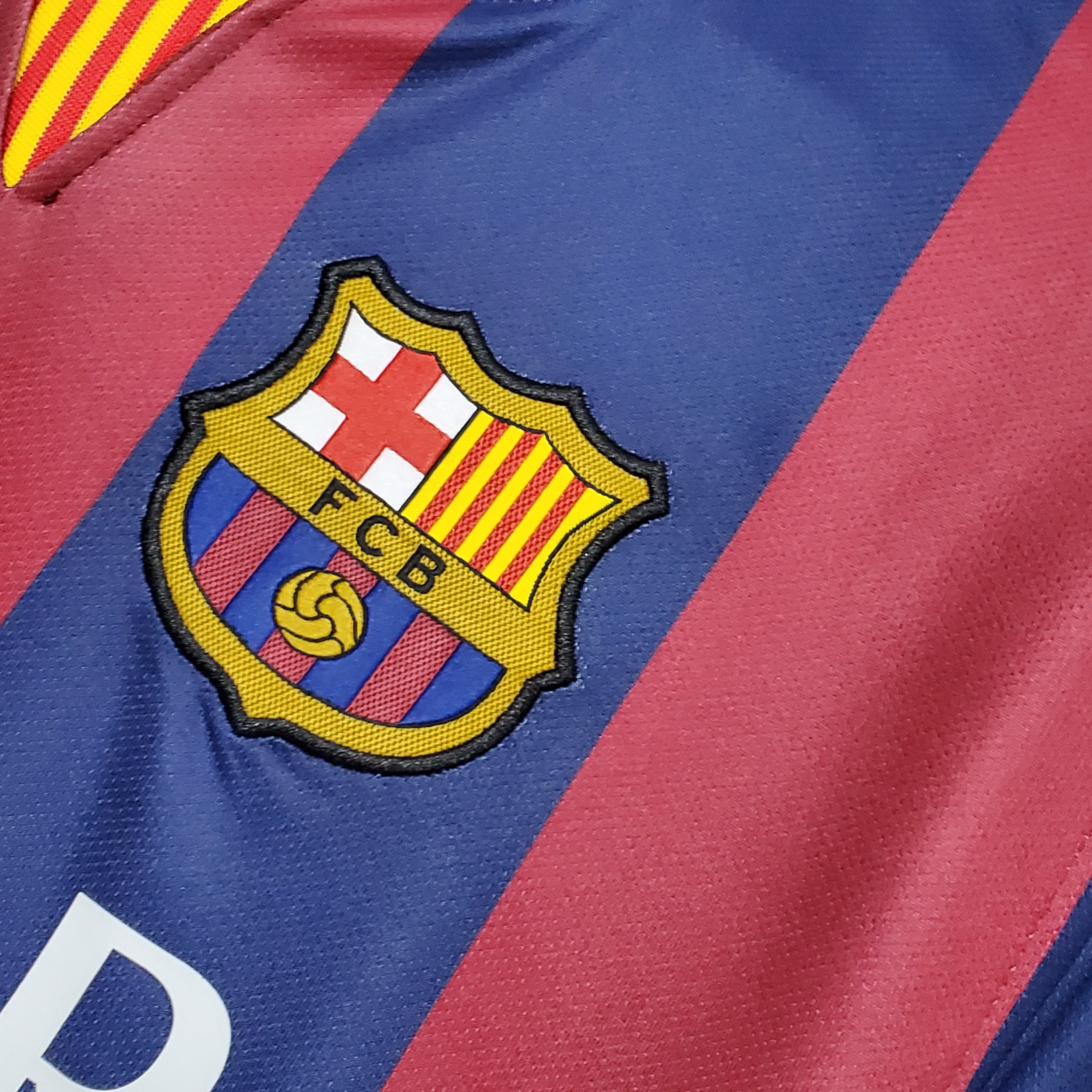 Camisa Retrô Barcelona 14/15 Casa 3