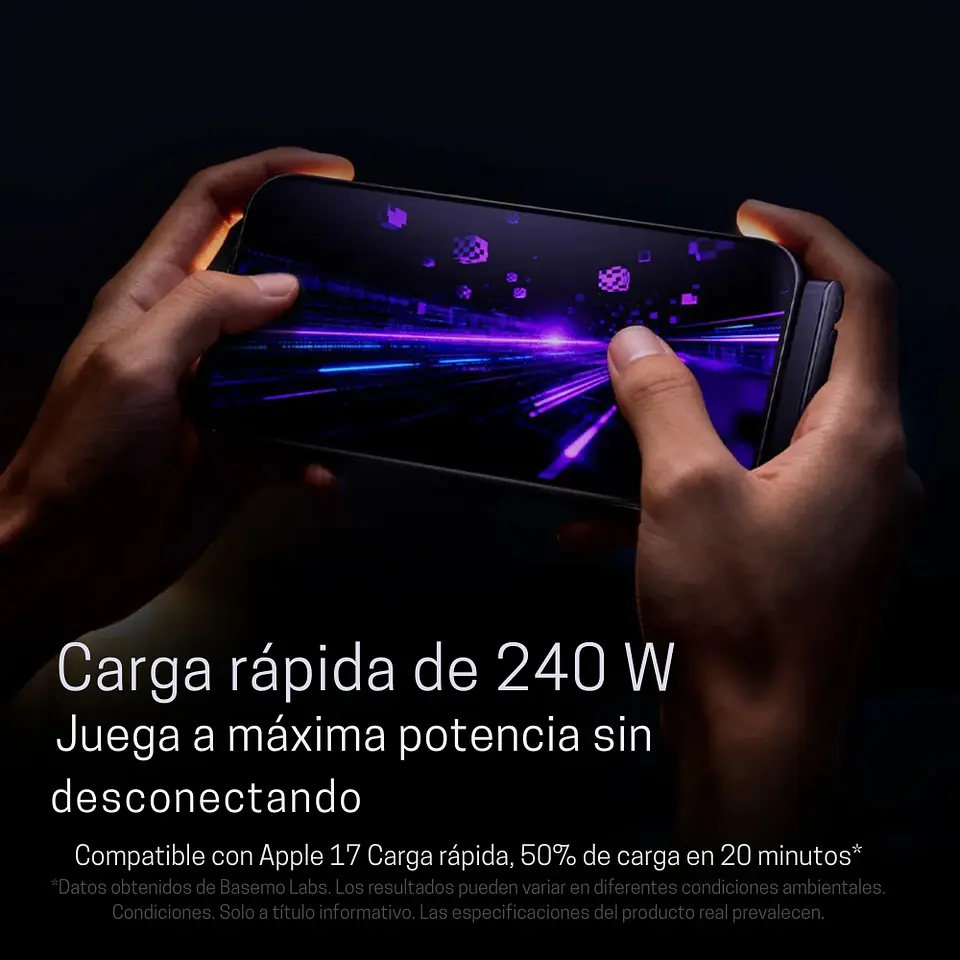 Cable de Datos Trenzado Carga Rápida 240W (Tipo-C a Tipo-C) 3