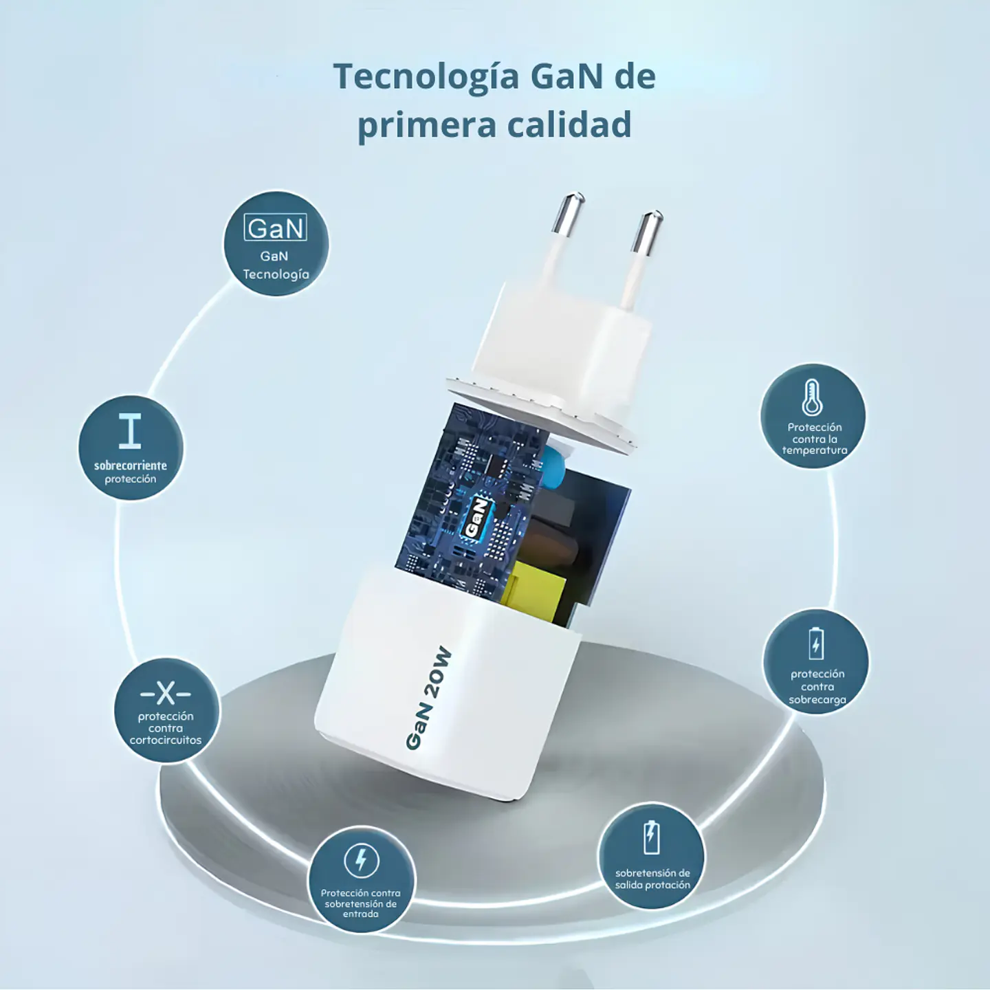 Cargador de Pared Carga Rápida Premium (Para iPhone / Android) 2
