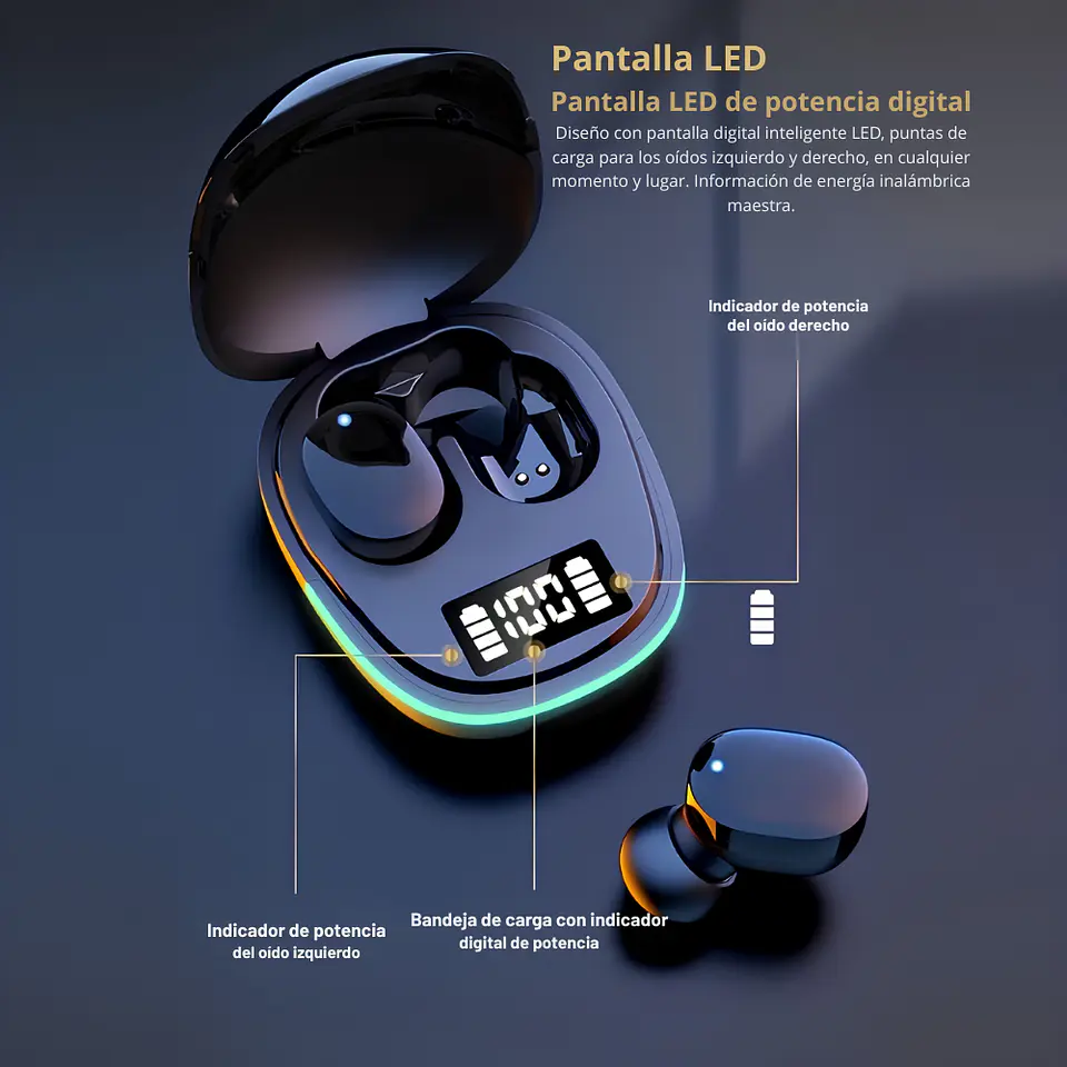 Audífonos In-Ear Inalámbricos G9S TWS Bluetooth 2