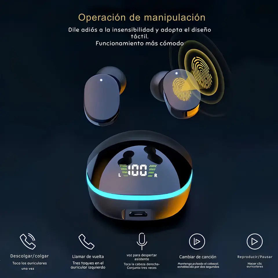 Audífonos In-Ear Inalámbricos G9S TWS Bluetooth 3