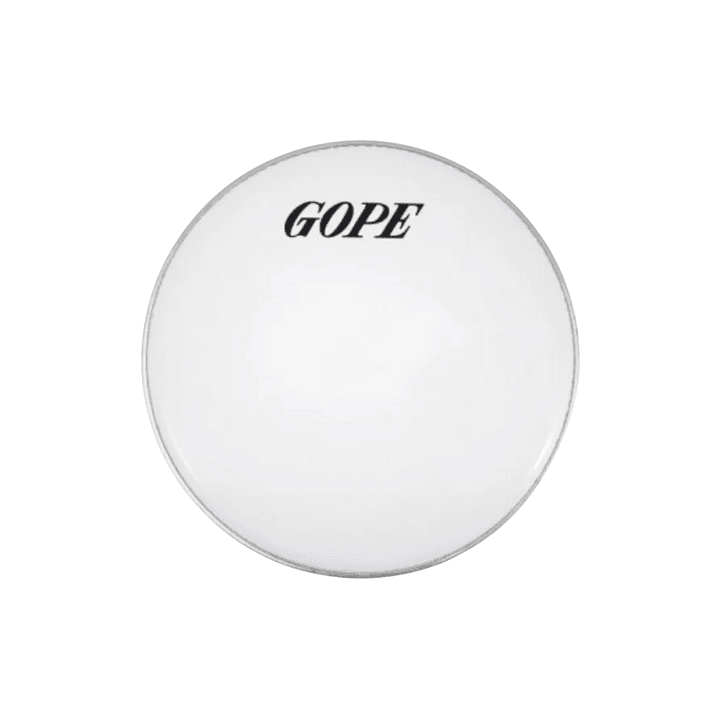 Parche de Percusión Brasilera GOPE Blanco Liso 22 1