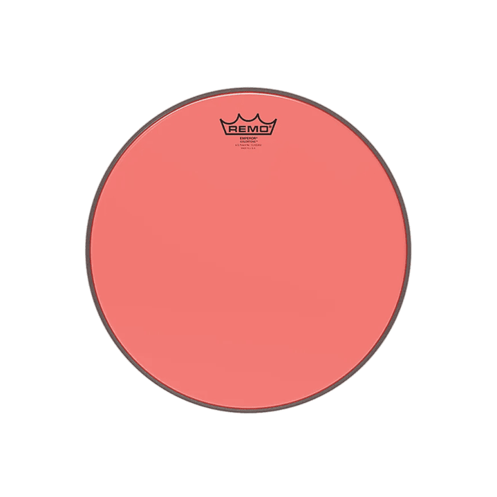 Parche Tom Batería Remo Emperor Colortone Red 12