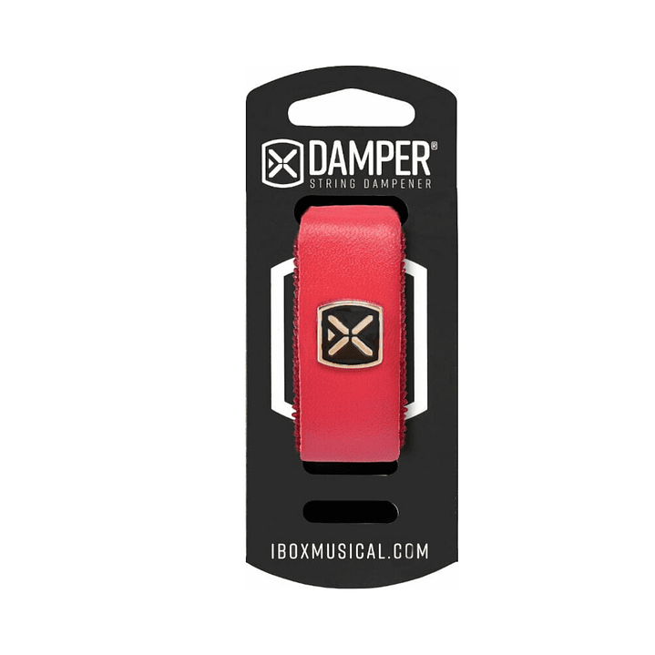 Damper Muteadores Cuerdas Guitarra y Bajo IBOX Large Red DSLG04 2