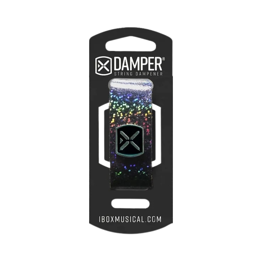 Damper Cuerdas Guitarra y Bajo IBOX Hologram Medium Blue DHMD03 2