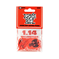 Pack Uñetas Guitarra Ernie Ball Everlast Picks P09194 Red 12u. 1,14mm - Miniatura 2